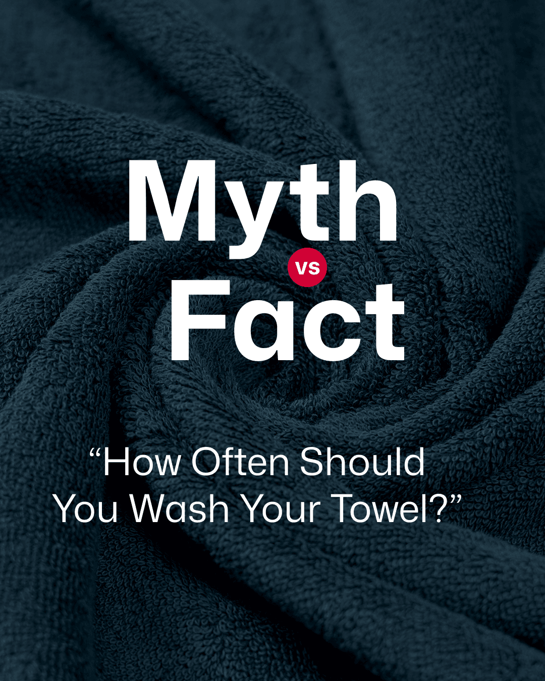 When was the last time you washed your towel? 👀