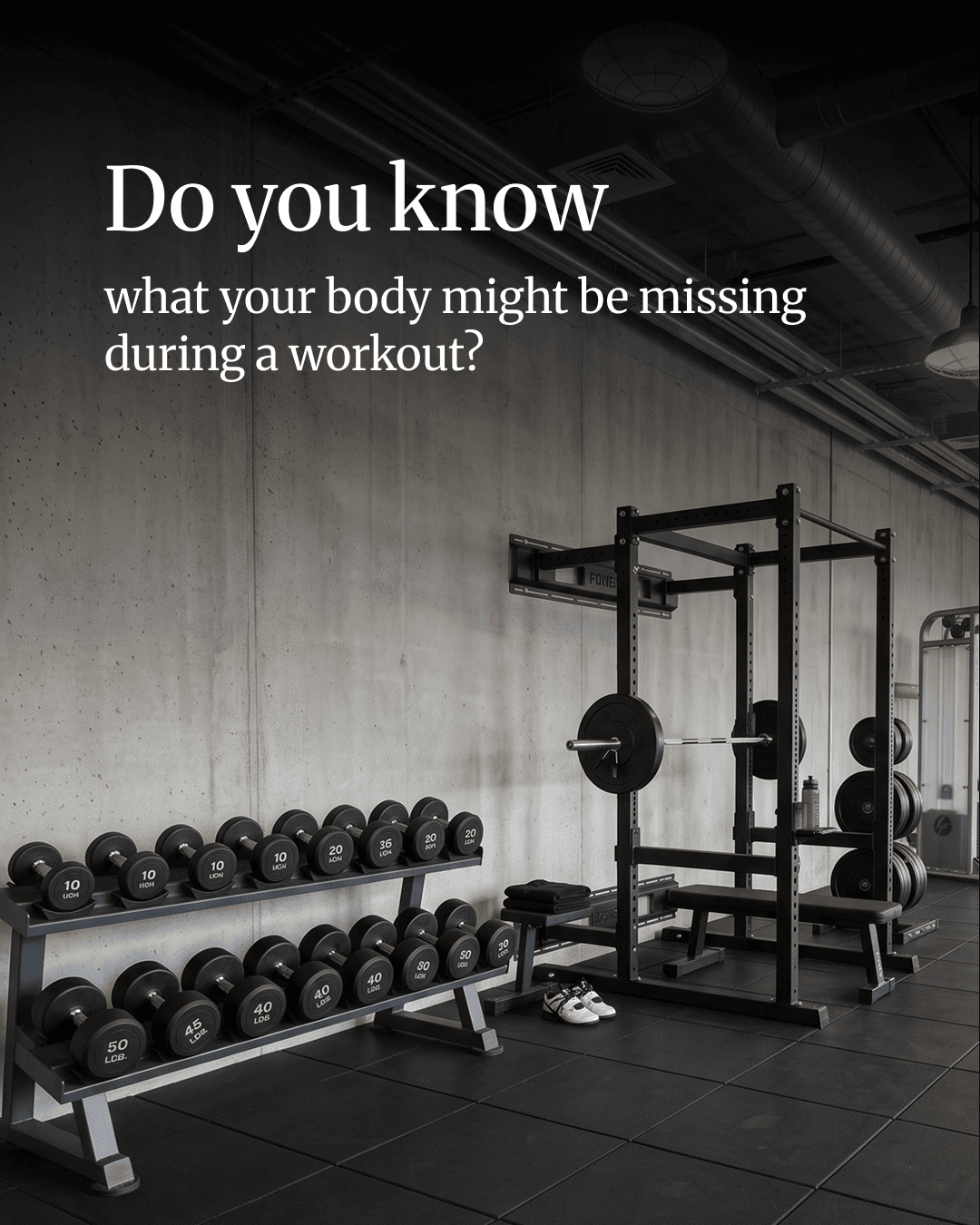 Not your shaker. Not your foam roller. Not even your protein bar.