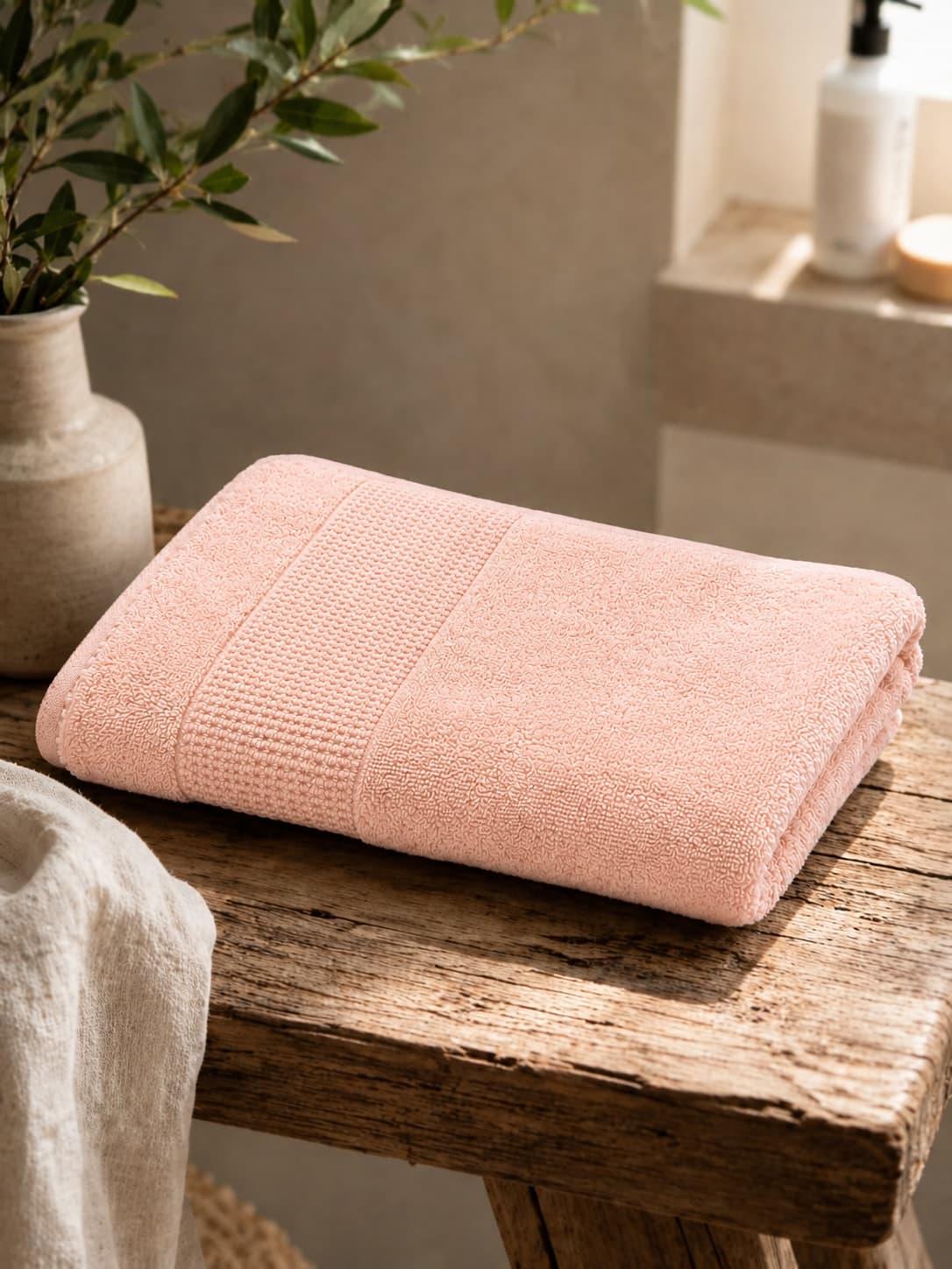 Zero Twist Antimicrobial 100% Combed Cotton Bath Towel
